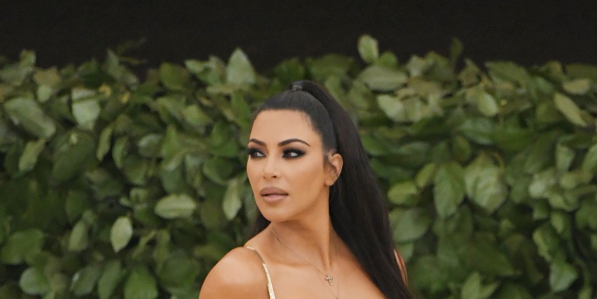 Kim Kardashian Wears Shiny Gold Dress To The Met Gala