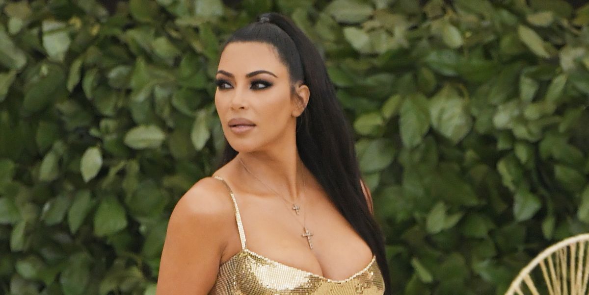 Kim Kardashian Wears Shiny Gold Dress To The Met Gala