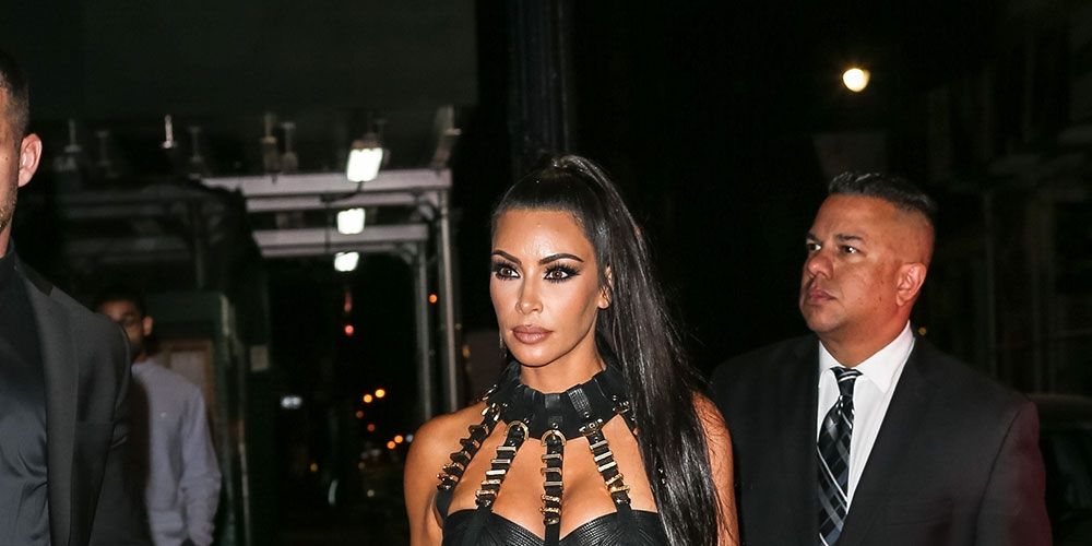 1000px x 500px - Kim Kardashian just wore a bondage dress to the 2018 Met Gala afterparty