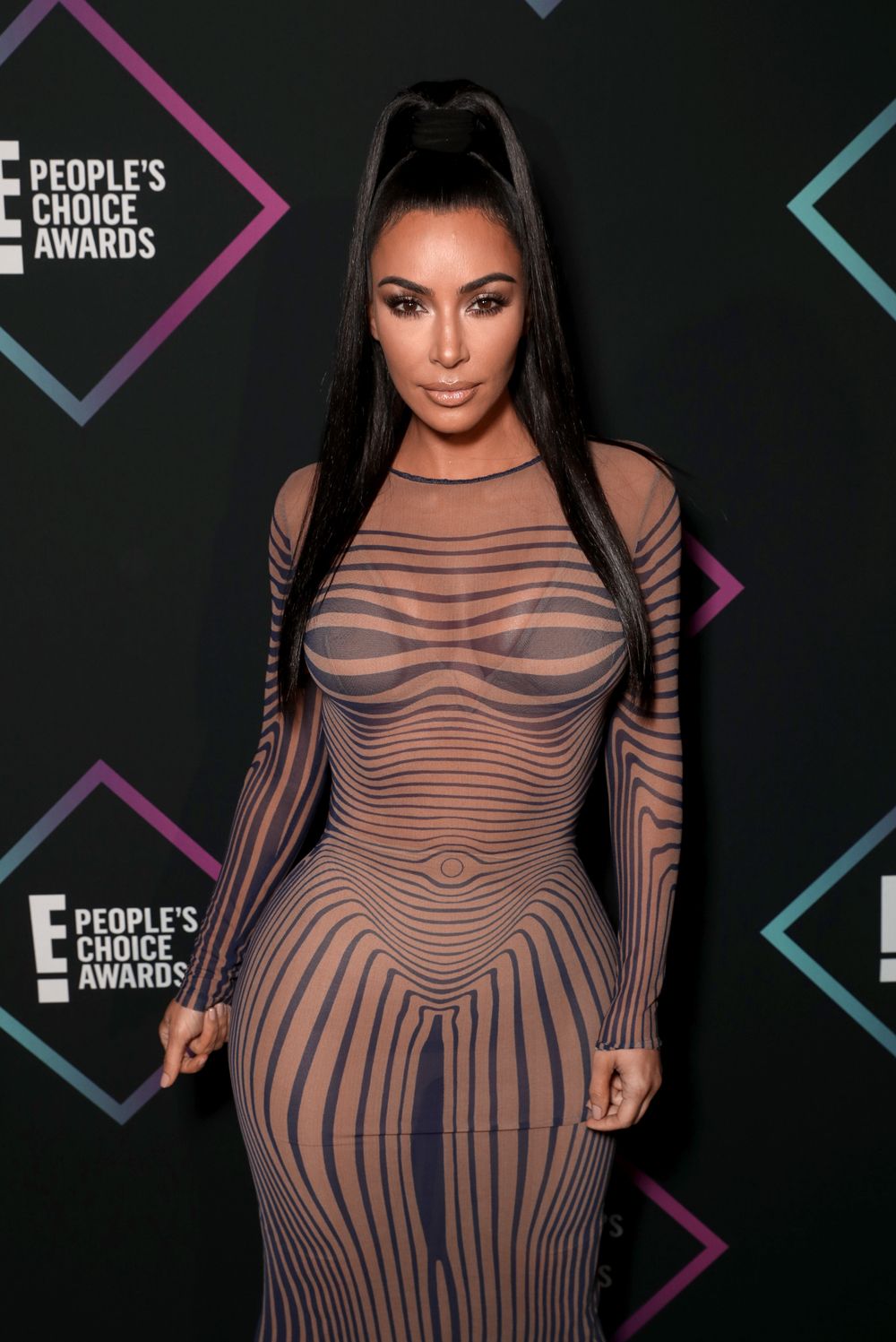 kim kardashian dress peoples choice