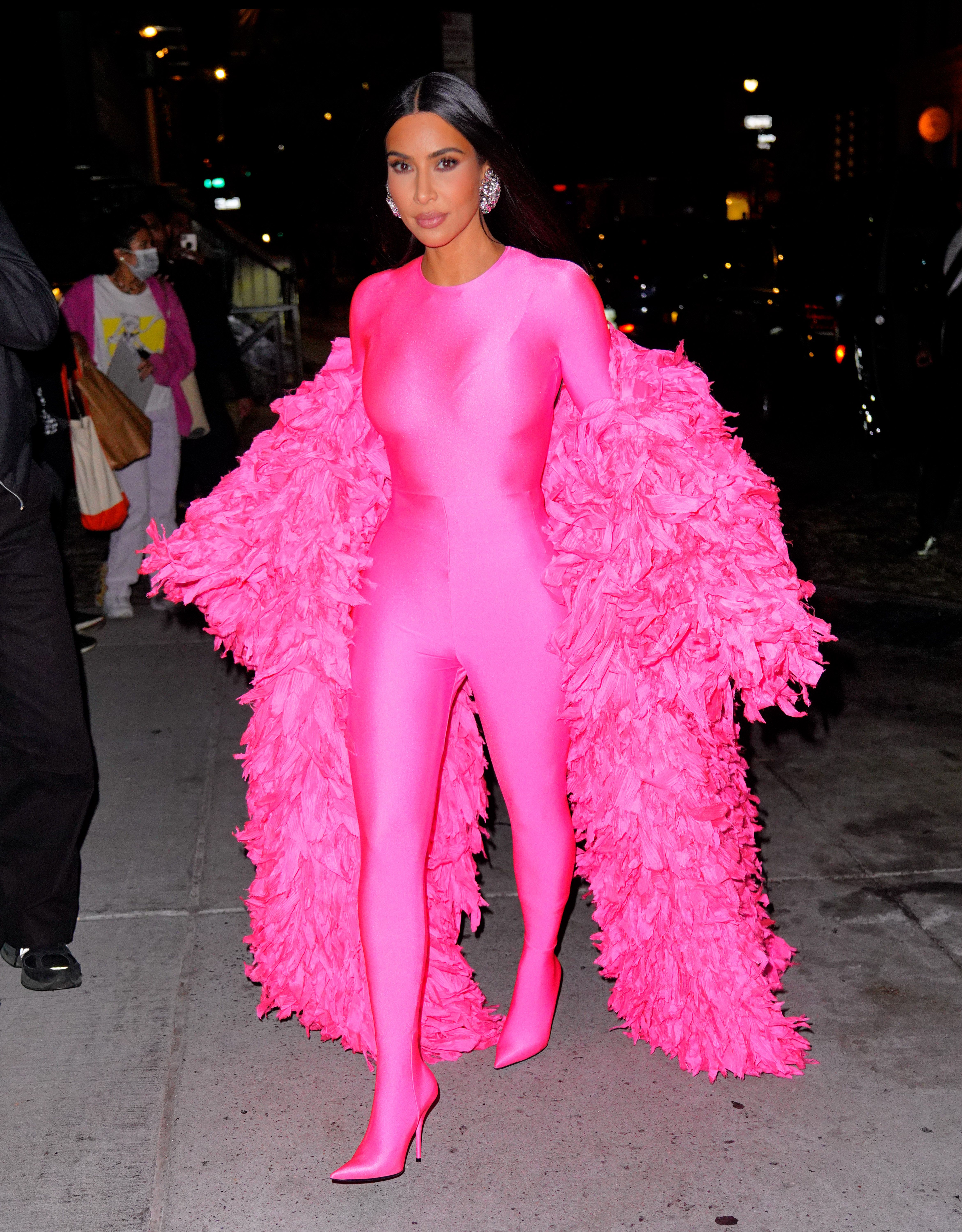 Busty Blonde In Pink Carsuit