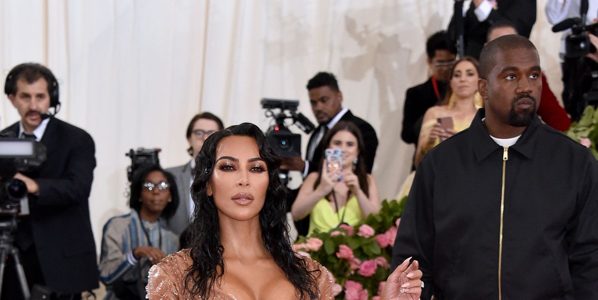 Kim Kardashian Pregnant Naked - Kim Kardashian Wears Tight Nude Mugler Dress to Met Gala 2019