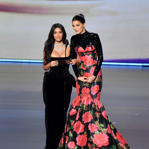 Kendall Jenner Kim Kardashian Rep Reality Tv At Emmy