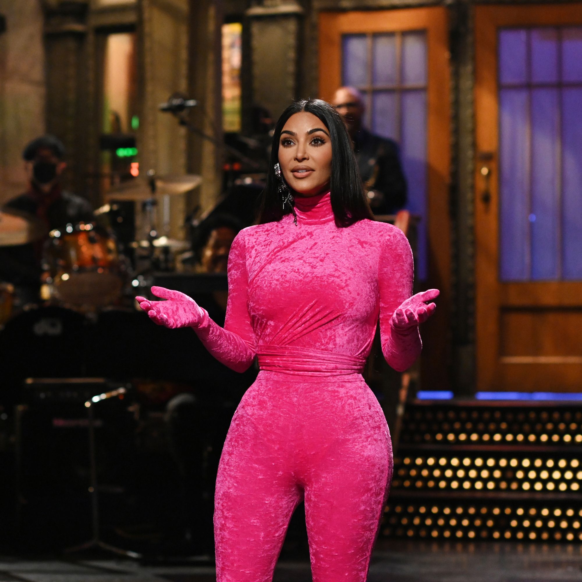 Kim Kardashian Reveals Why Kanye Got Up and Walked Out of Her 'SNL' Monologue