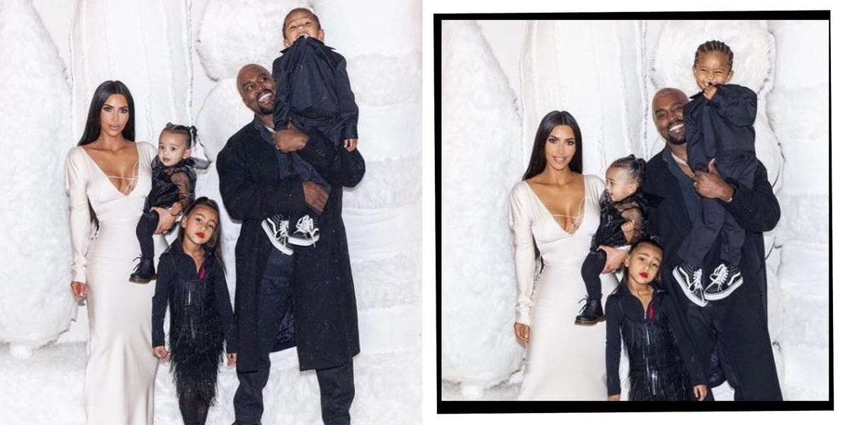 Kim Kardashian And Kanye West Release Their Own Christmas Card And