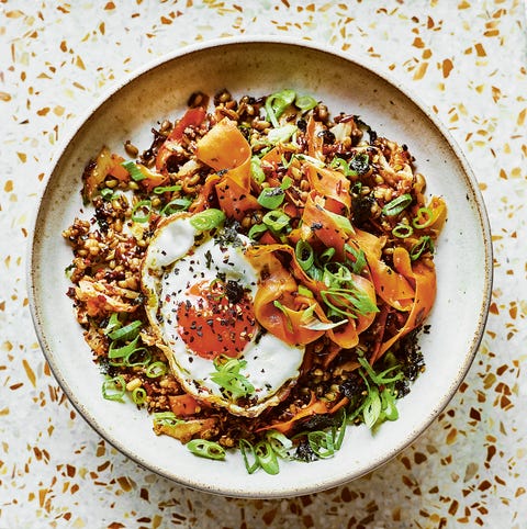 Kimchi salade granen