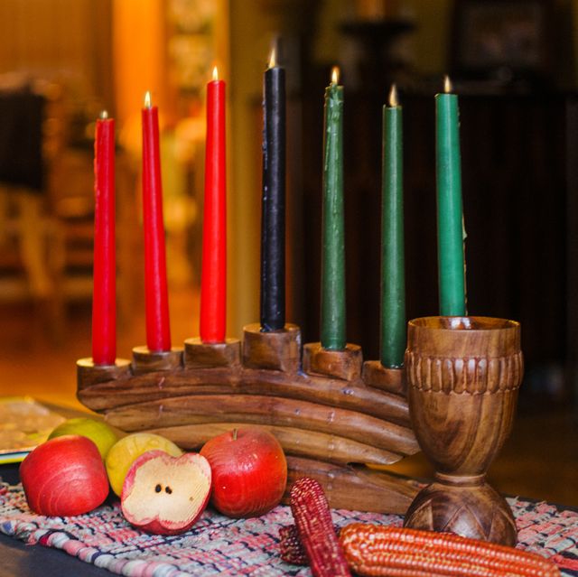 kinara candles for kwanzaa celebration
