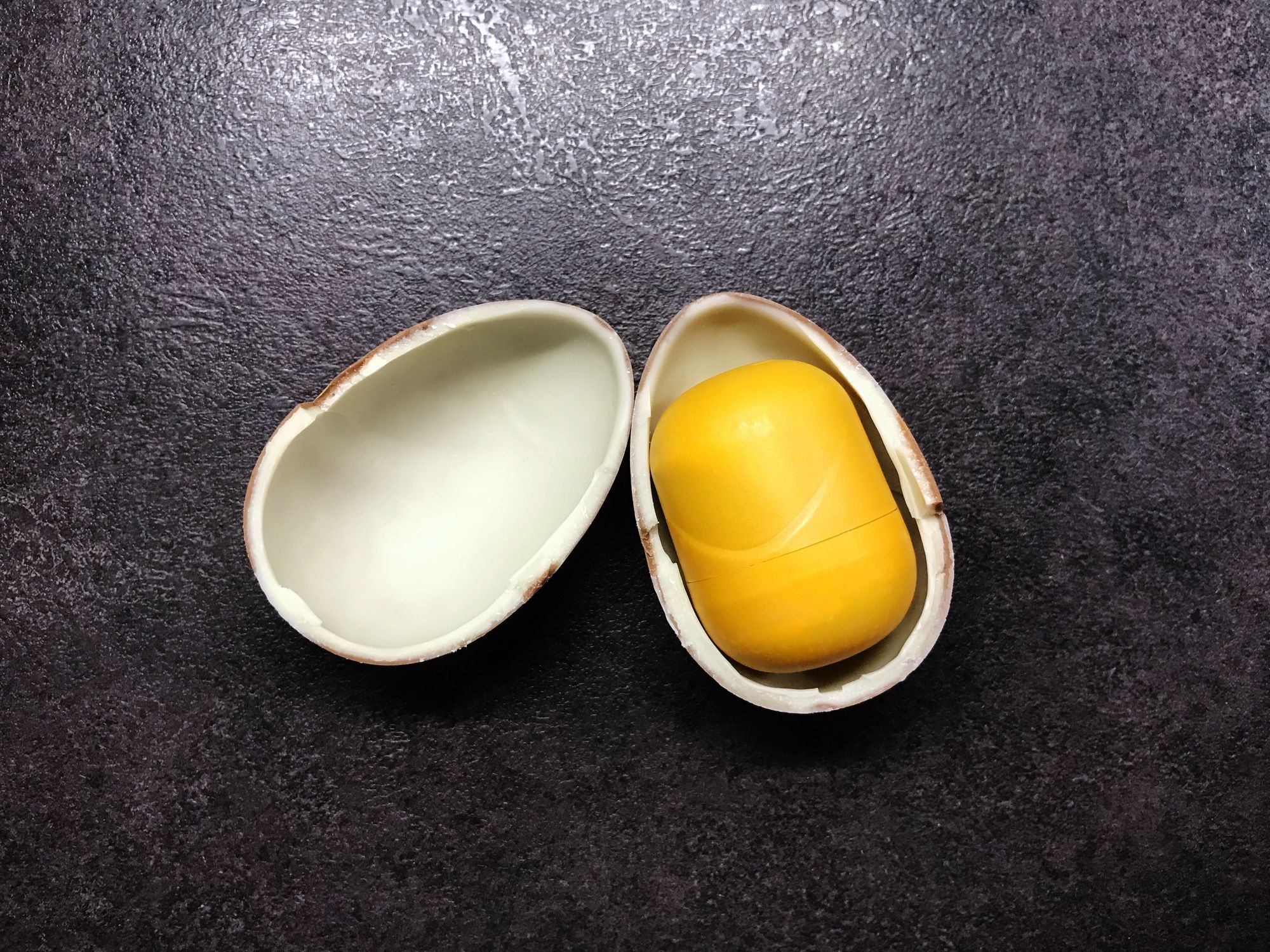 kinder egg yellow