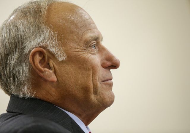 boone, ia   august 13 us rep steve king r ia speaks during a town hall meeting at the ericson public library on august 13, 2019 in boone, iowa steve king, who was stripped of house committee assignments earlier this year after making racist comments spoke about immigration and the us and mexico border photo by joshua lottgetty images