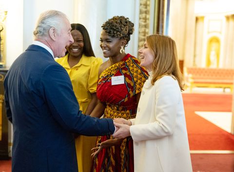King Charles III receives the winners of the Prince's Prize
