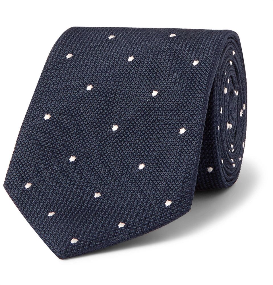Classica Seta Uomo Cravatta Tie in blu scuro UNI Colore in 10cm larga