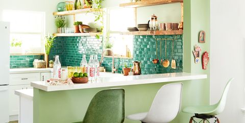 11 Best Kitchen Wallpaper Ideas - Cool Modern Kitchen Wallpaper Designs