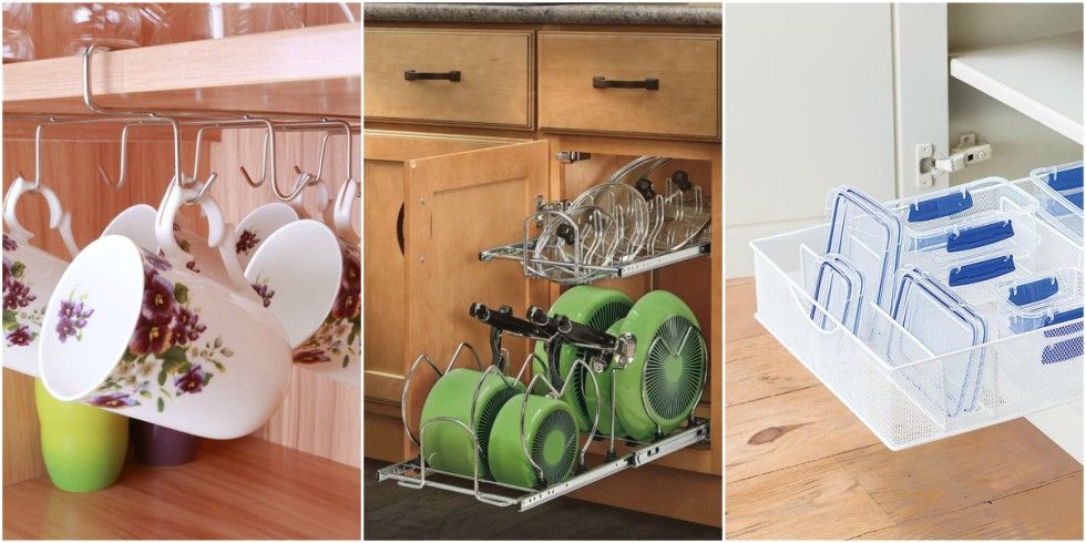 12 Kitchen Cabinet Organization Ideas, Kitchen Cabinet Racks