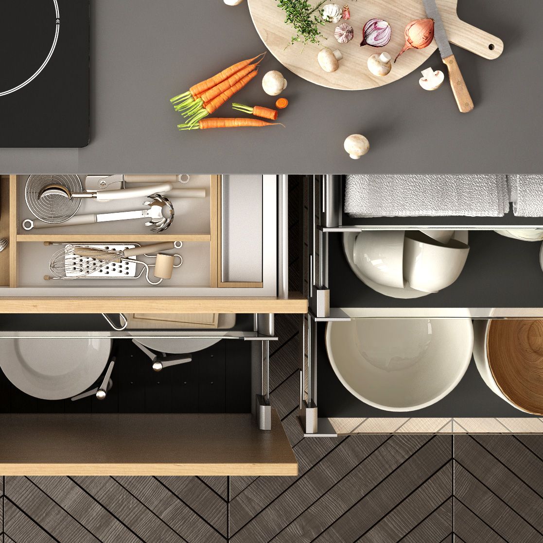 12 Best Kitchen Cabinet Drawers Clever Ways To Organize Kitchen