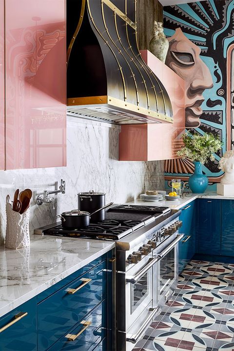 95 Kitchen Design Remodeling Ideas, Colorful Kitchen Cabinets