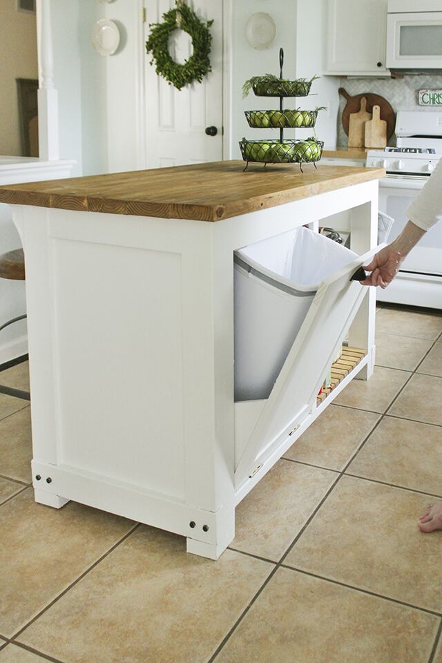 15 Diy Kitchen Islands Unique, Easiest Way To Make A Kitchen Island With Cabinets On Wheels