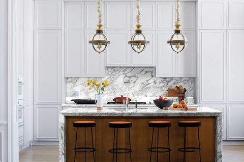 65 Gorgeous Kitchen Lighting Ideas, Chandelier Light Kitchen