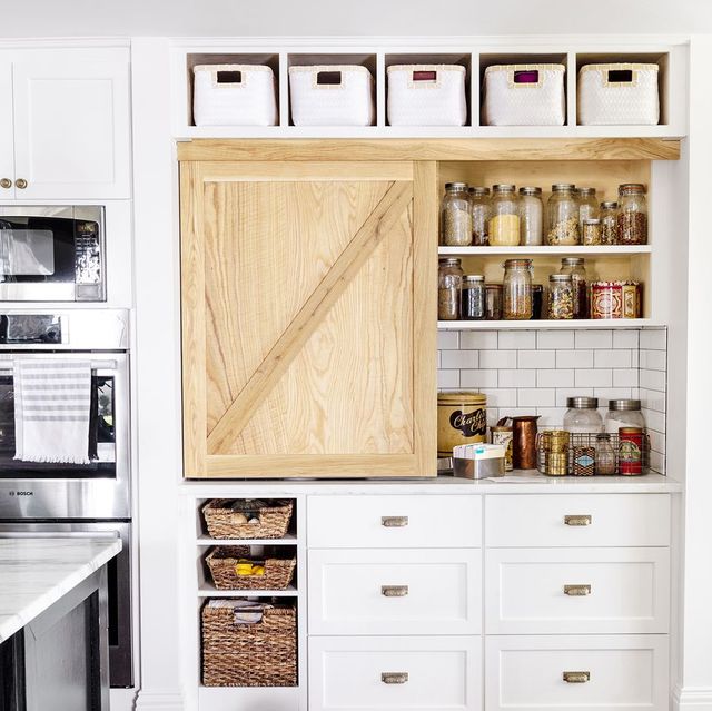 30 Kitchen Organization Ideas, Small Countertop Cabinet With Drawers
