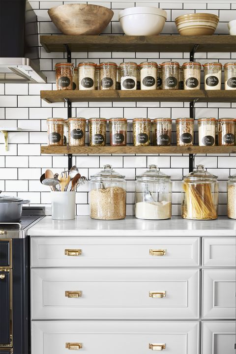 40 Kitchen Organization Ideas Organizing Tips And Tricks - Kitchen Wall Rack Ideas