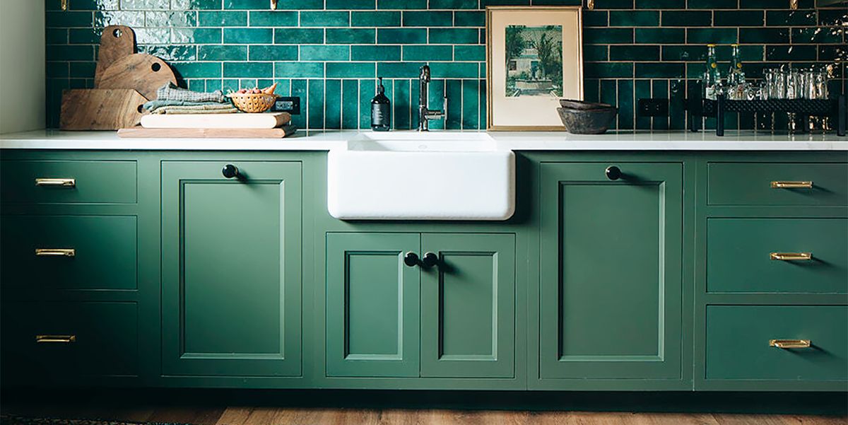 33 Best Kitchen Paint And Wall Colors, Ikea Kitchen Cabinets Hunter Green