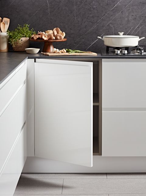 house beautiful bermondsey kitchen in chalk, available exclusively at homebase