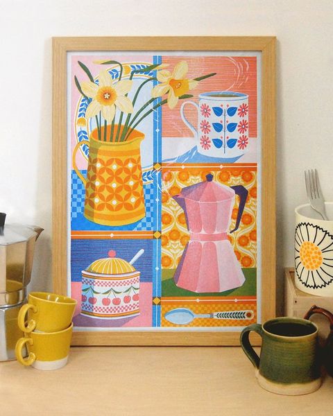 retro kitchen print, £25, printerjohnson at etsy