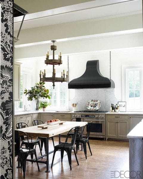 10 Best Kitchen Wallpaper Ideas - Chic Wallpaper Designs for Kitchen Walls