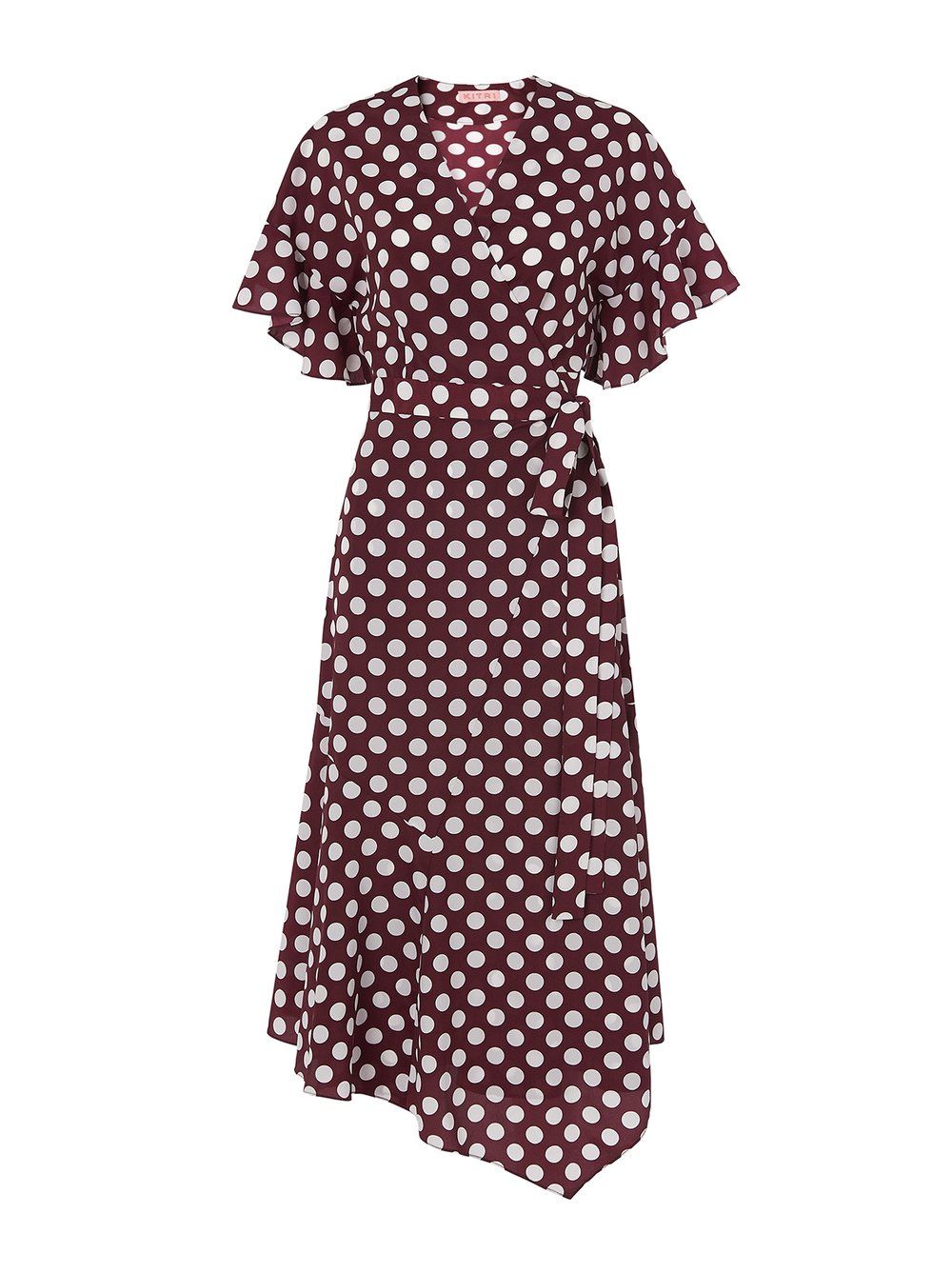 mother of the bride polka dot dress