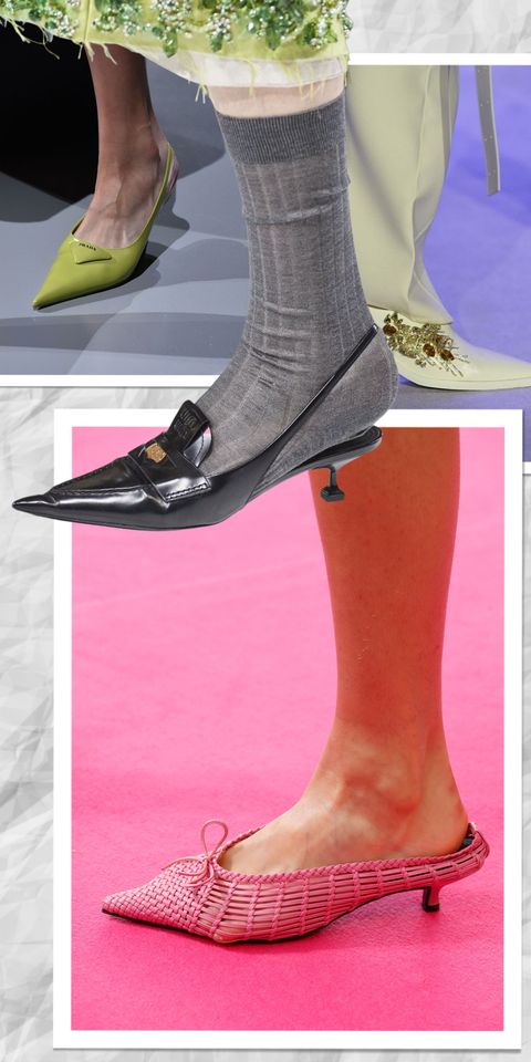 Saltar Víspera Medalla Kitten heels: zapatos de tacón tendencia de primavera 2022