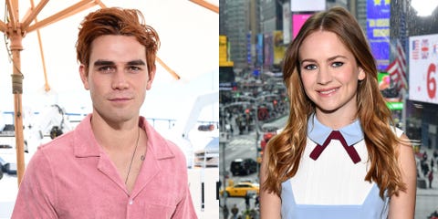 KJ Apa and Britt Robertson