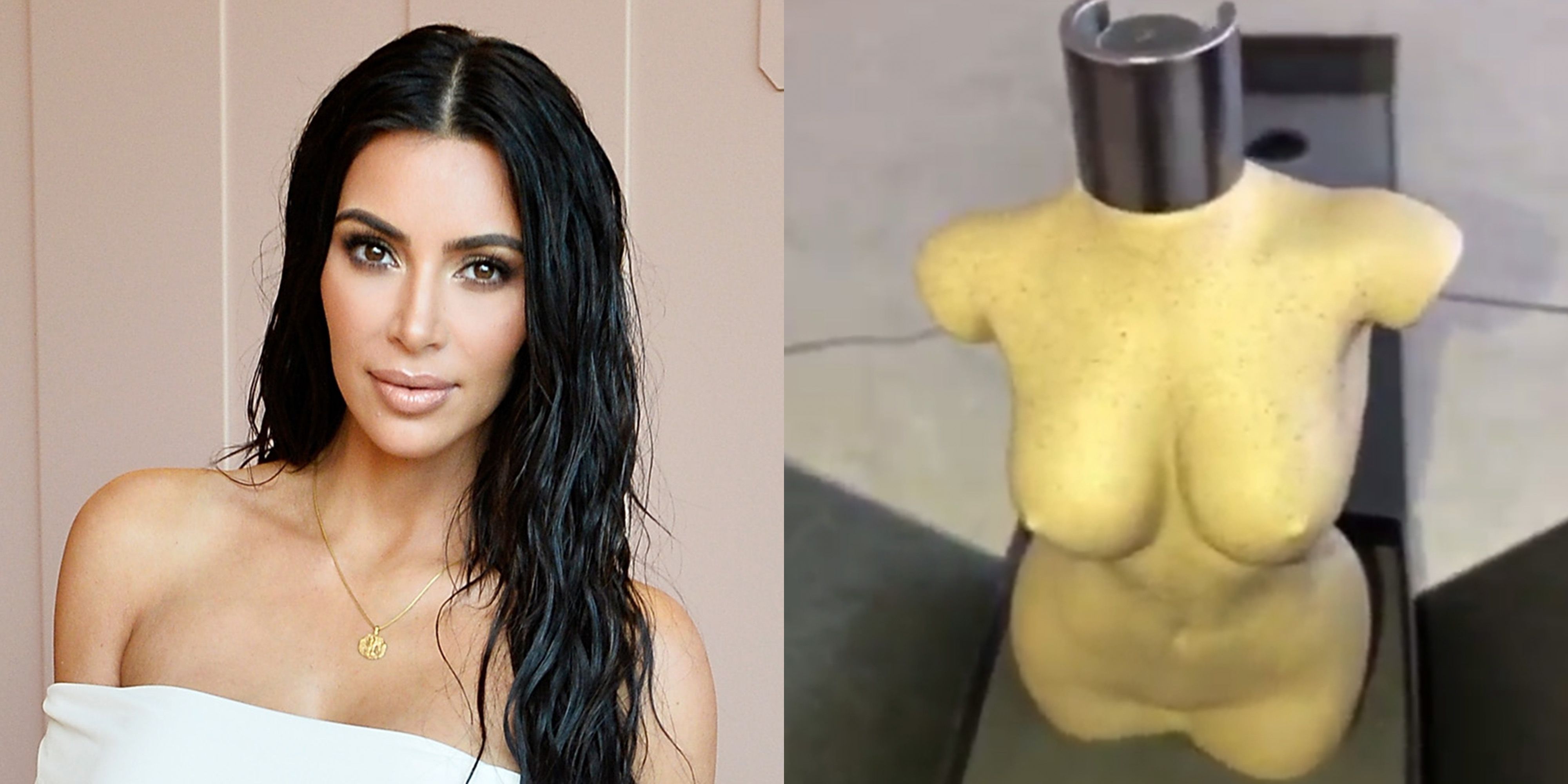 4000px x 2000px - Kim Kardashian Unveiled Her Nude Body Perfume Bottle - Kim ...