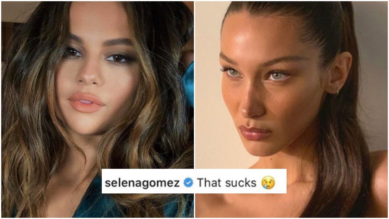 Selena Gomez That Sucks Reaction To Bella Hadid Deleting