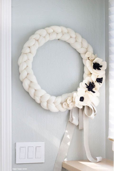 knitted wreath