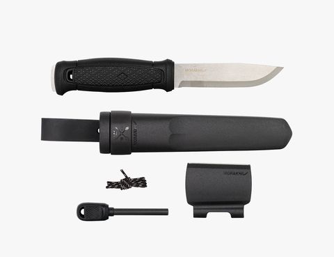 morakniv garberg stainless bushcraft knife with survival kit