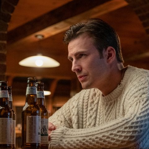 Swaddle Me In Chris Evans Knives Out Sweater All December
