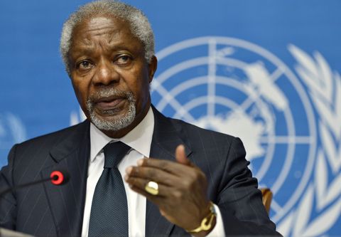 Muere Kofi Annan, ex secretario general de la ONU y Nobel de la Paz.