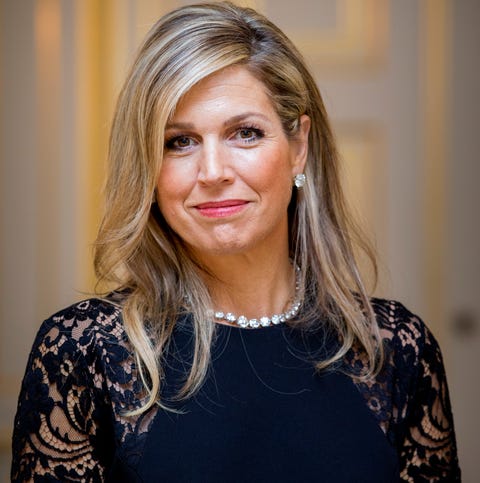 Koningin Máxima tijdens een staatsdiner van de VN.