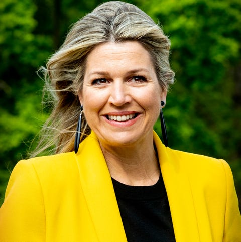 Koningin Máxima in een gele look in 2019