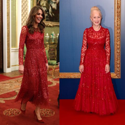 celebrities who dressed exactly like royals kate middleton and helen mirren