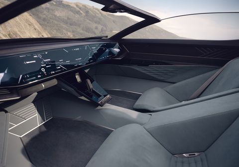 interior of the audi skysphere concept car