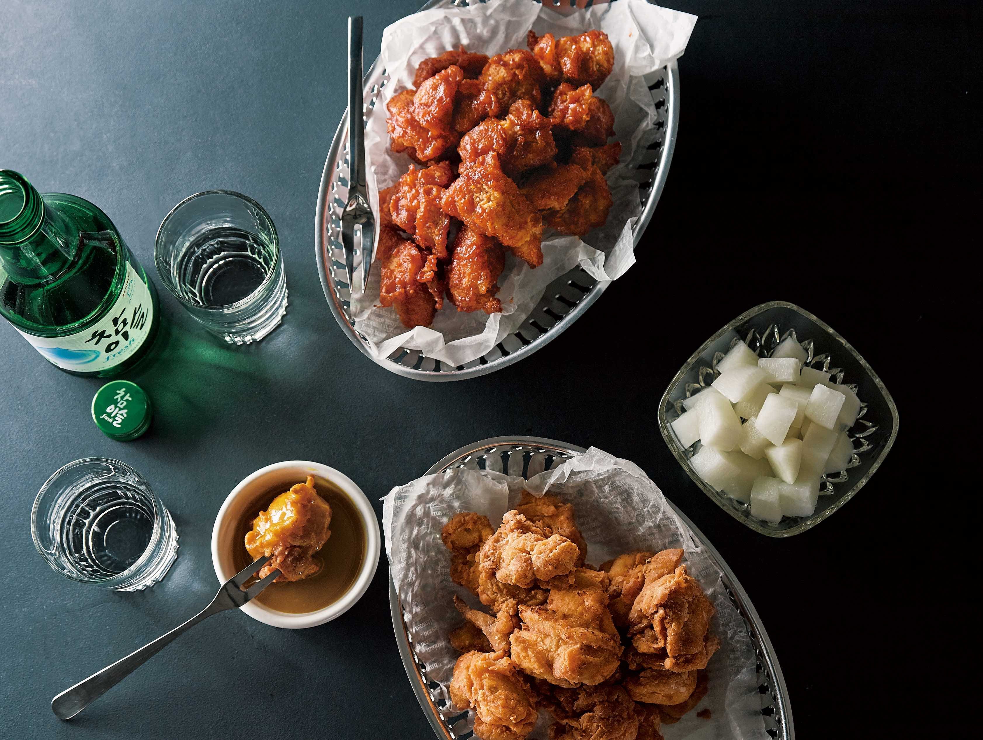 ヤンニョムチキンと韓国風フライドチキン Elle Gourmet エル グルメ