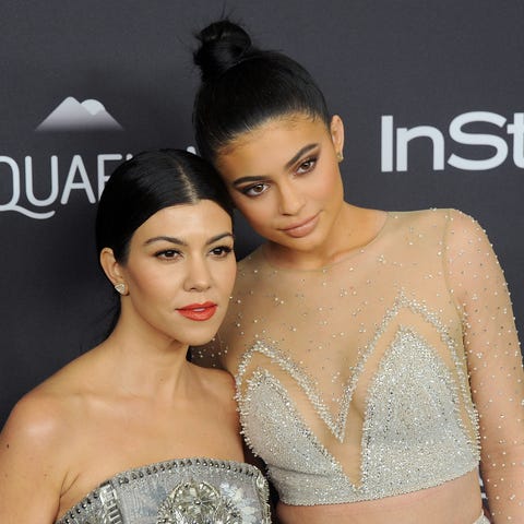 Kourtney Kardashian and Kylie Jenner Kourtney Kardashian and Kylie Jenner