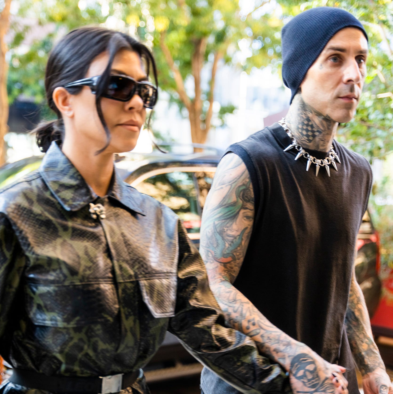 Kourtney Kardashian Post Christmas Photo of 'Blended Family' With Travis Barker