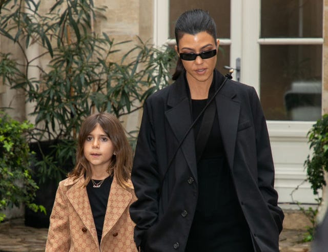 Kourtney Kardashian: this is how her daughter Penelope reacted to the commitment Kourtney Kardashian and Penelope, in a file photo