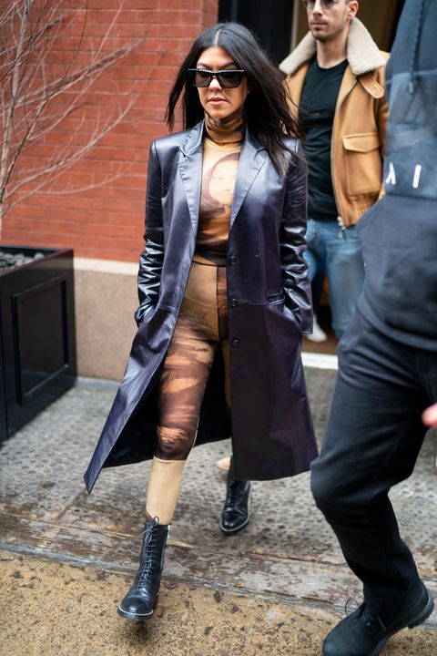 Kourtney Kardashian Just Showed Up to New York Fashion Week in a Mona ...