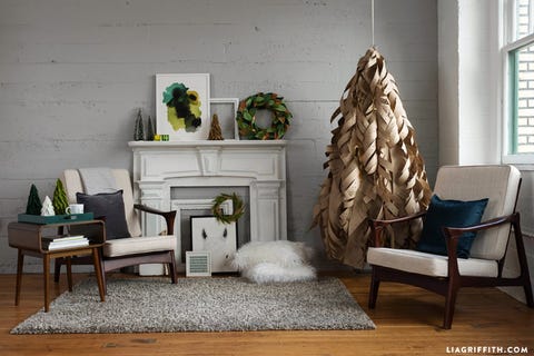 kraft paper chrıstmas tree small chrıstmas tree decoratıons