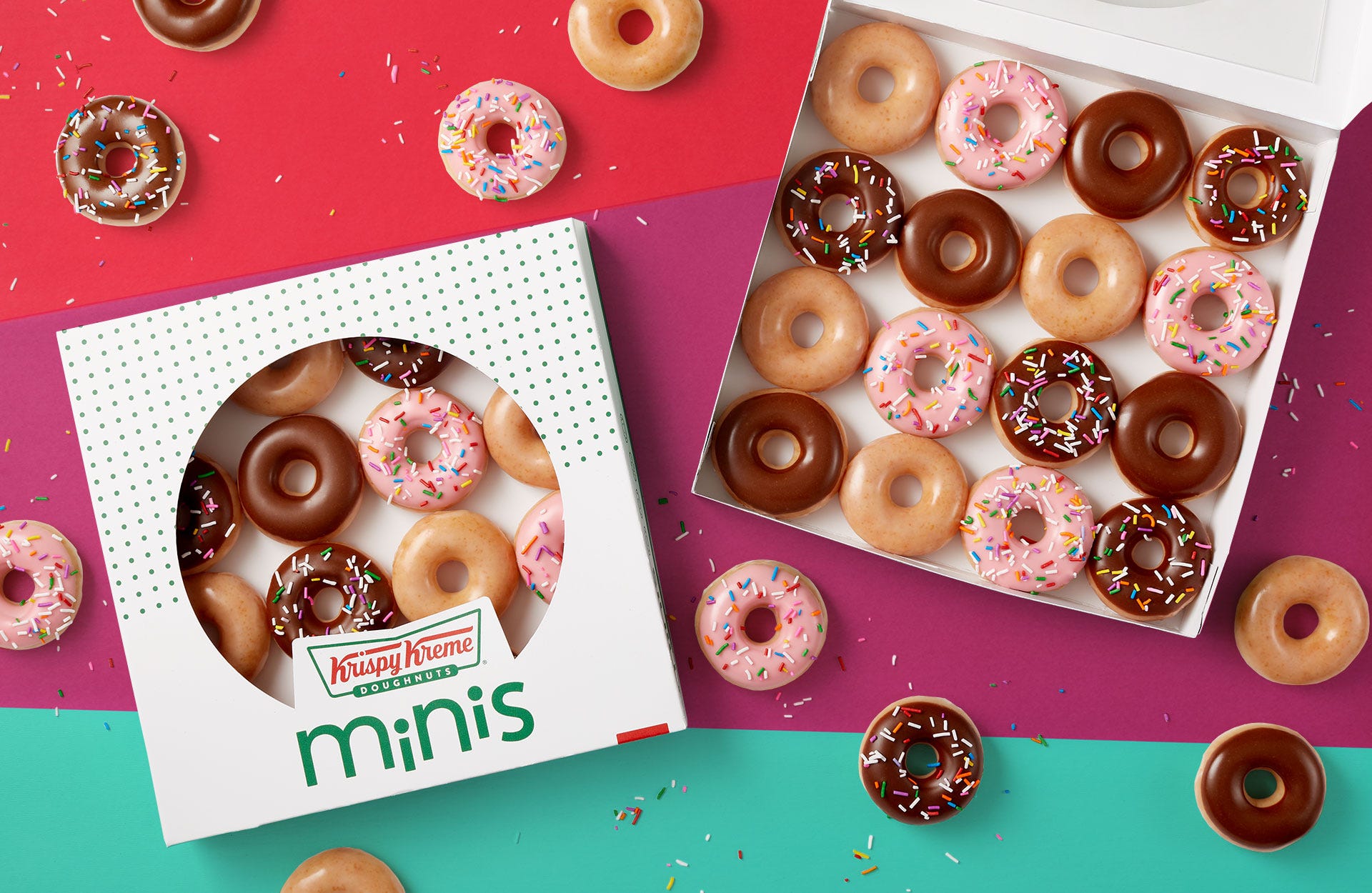 Krispy Kreme Is Giving Out Free Mini Donuts Every Monday For The Rest Of The Month