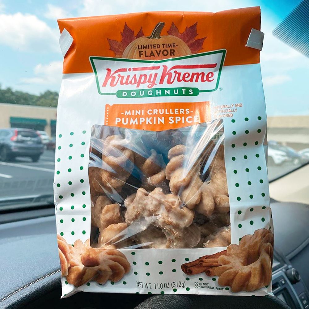 Krispy Kreme Has Mini Pumpkin Spice Donuts In Stores So Pair Them With Your Fall Coffee