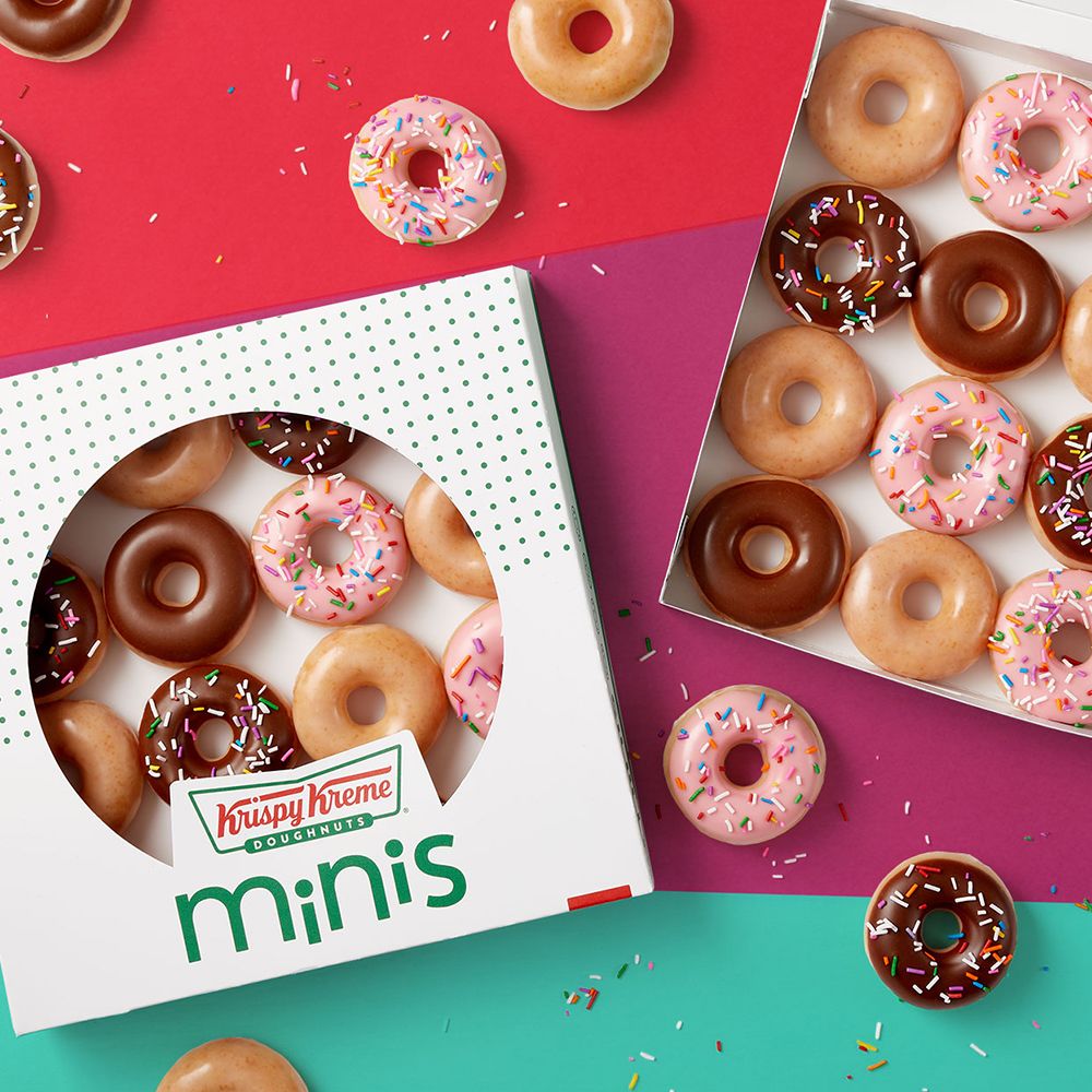 Krispy Kreme Just Turned Its Four Most Popular Flavors Into Mini Donuts