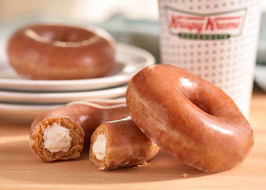 Krispy Kreme Is Selling Pumpkin Spice Stuffed Donuts